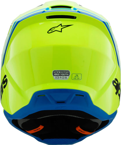 Sm3 Youth Radium Helmet Ylw Fluo/Blk/Blue Yl