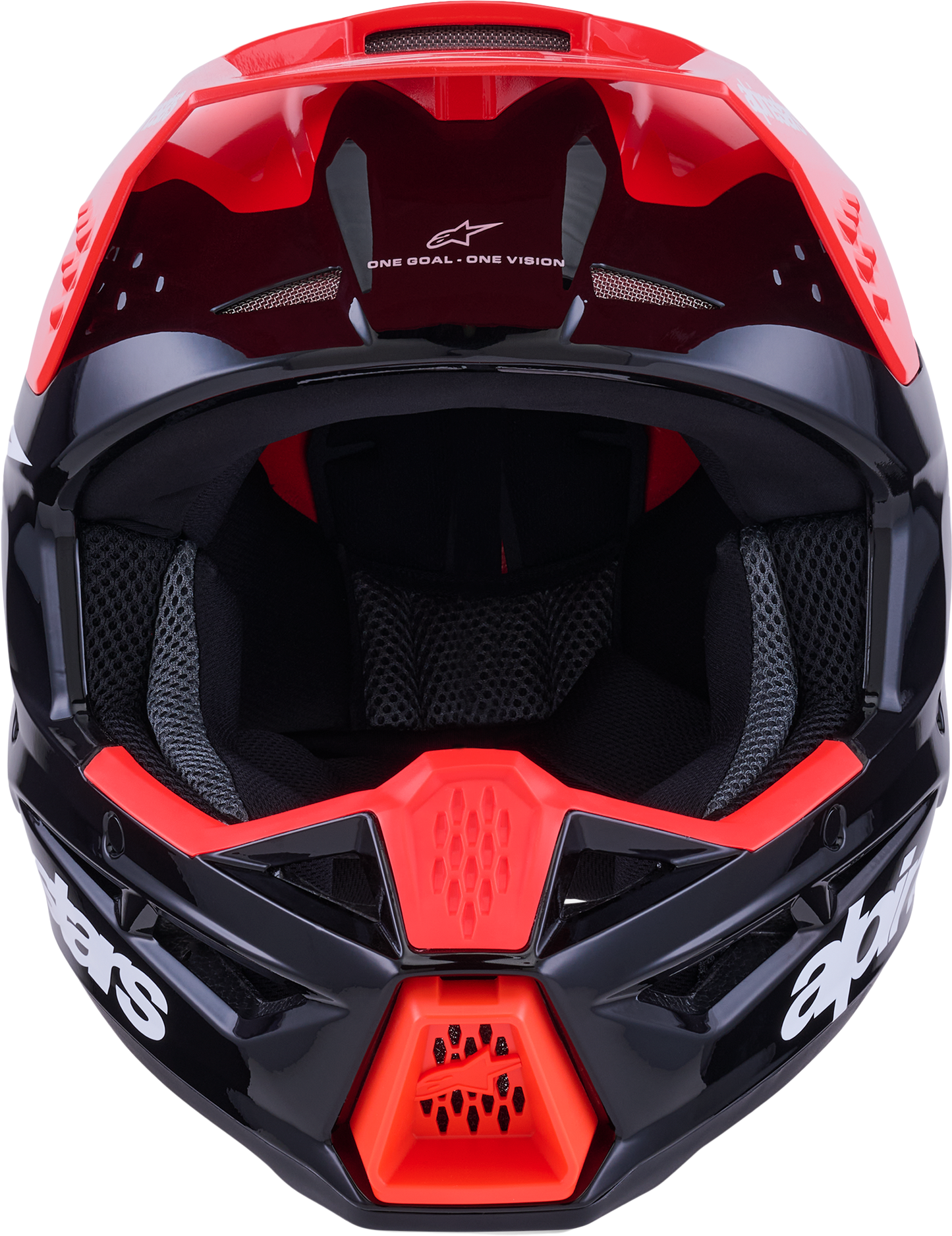 Sm3 Radium Helmet Blk/Red Fluo/White Glossy Xl