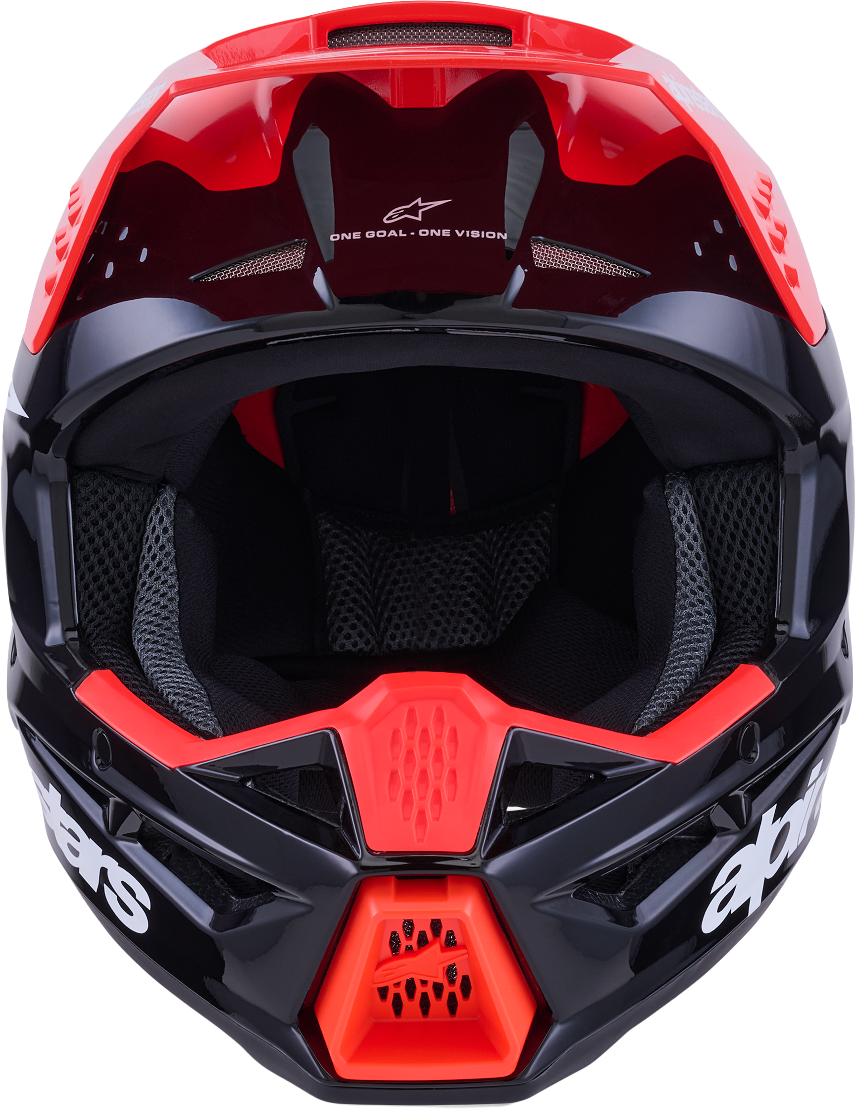 Sm3 Radium Helmet Blk/Red Fluo/White Glossy Sm