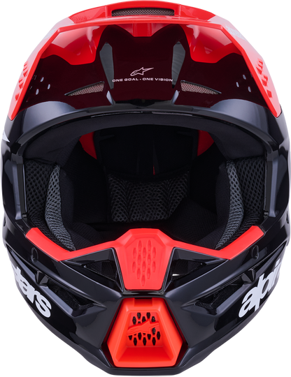 Sm3 Radium Helmet Blk/Red Fluo/White Glossy Sm