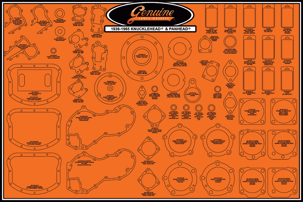 Gasket Display Board Knuck/Pan '36 47 99000 Knpn