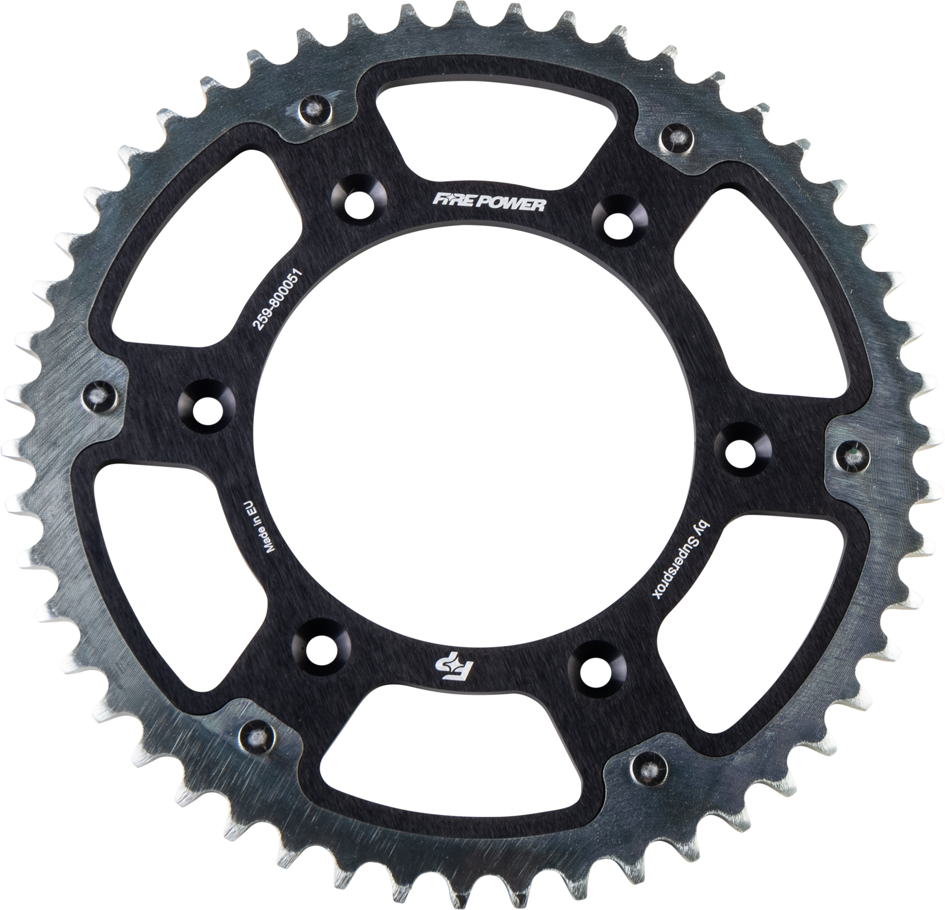 Rear Sprocket Hybrid 51t Blk/Sil