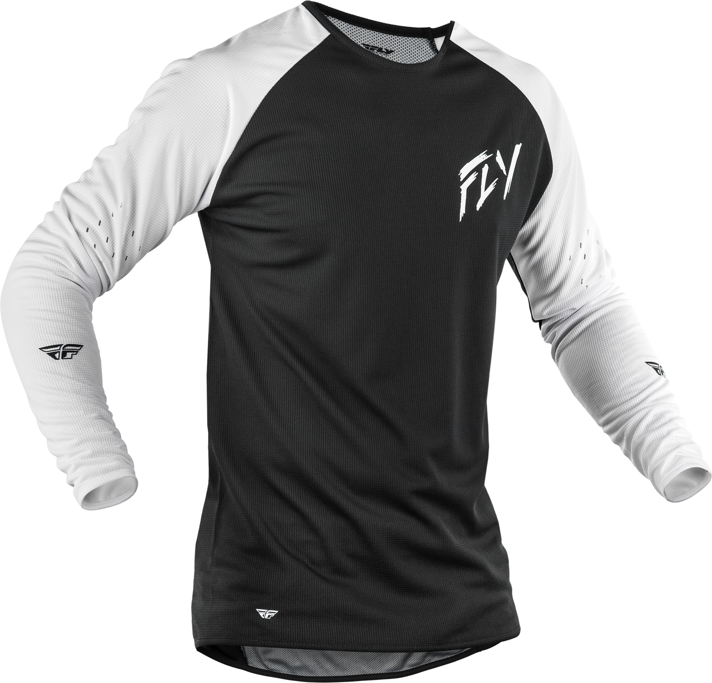 Gravity Dig Long Sleeve Jersey Black/White Sm