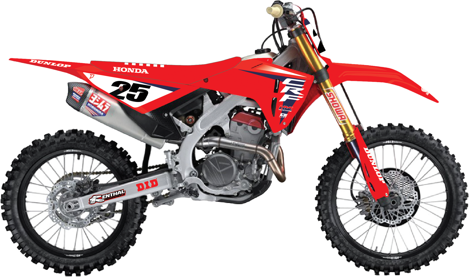 Complete Kit 25 Hrc Crf 250r (25) Blk Bg