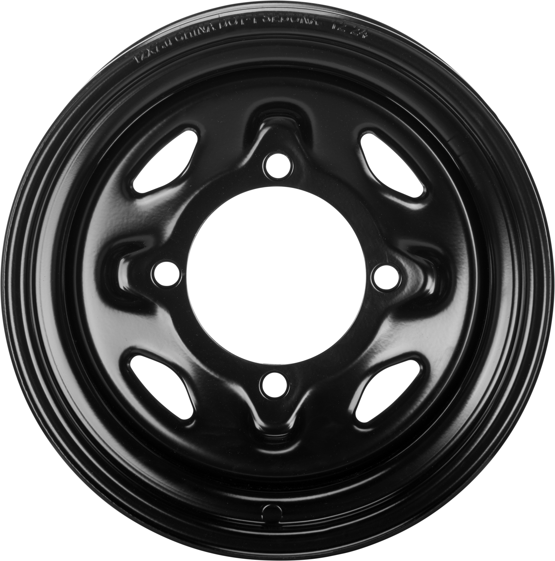 Sedona Steel 12x7 4/137 4+3 Blk Front