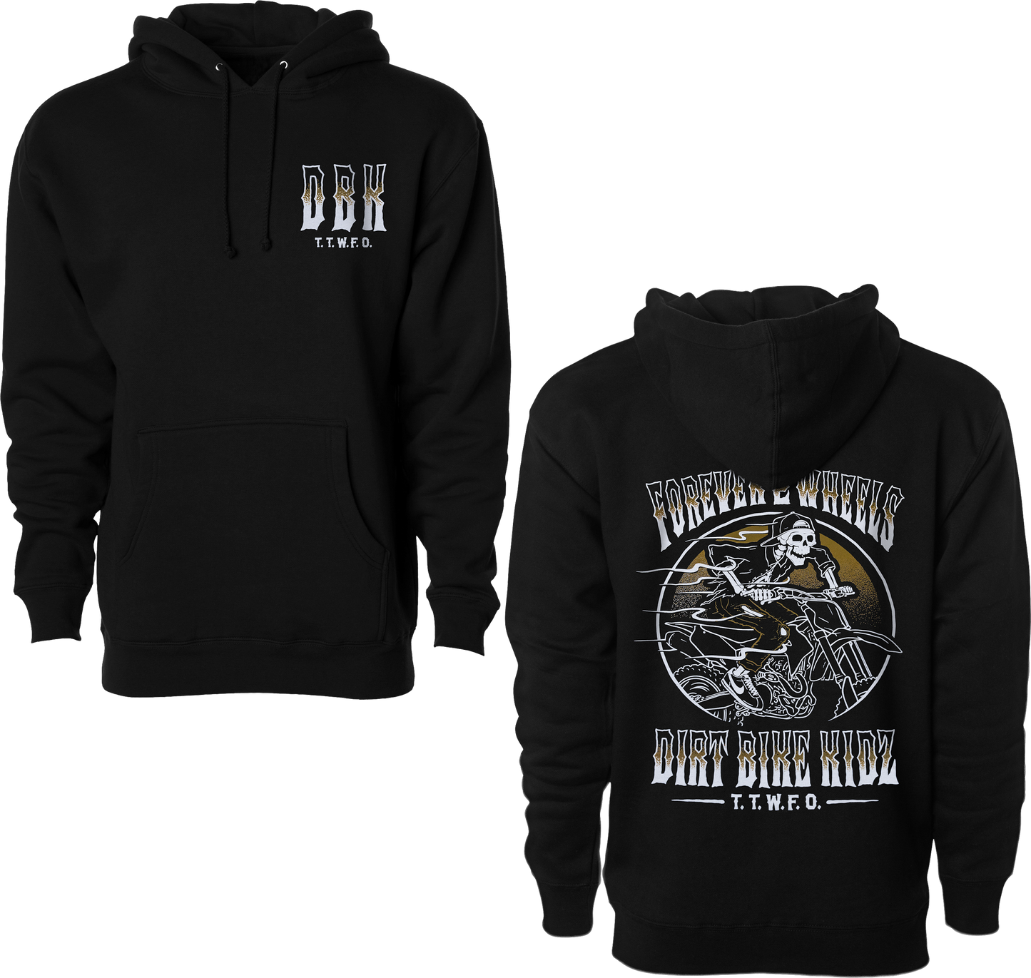Ghost Rider Hoodie Black Lg