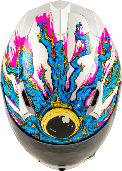 Revolt Space Creep Helmet Light Blue/White/Pink Xl