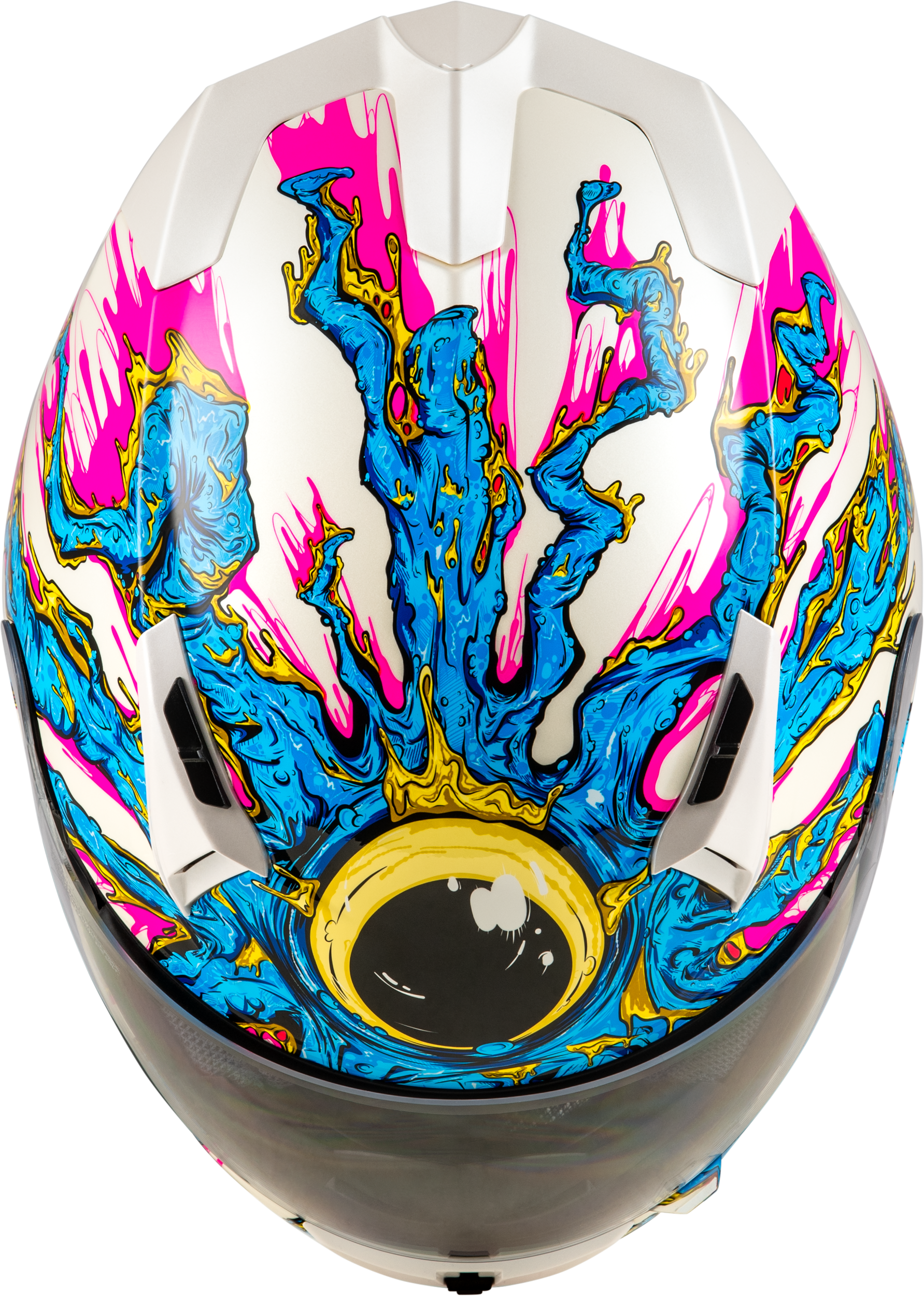 Revolt Space Creep Helmet Light Blue/White/Pink 2x