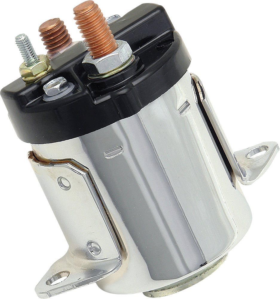 Starter Solenoid   Dual Bracket Chrome