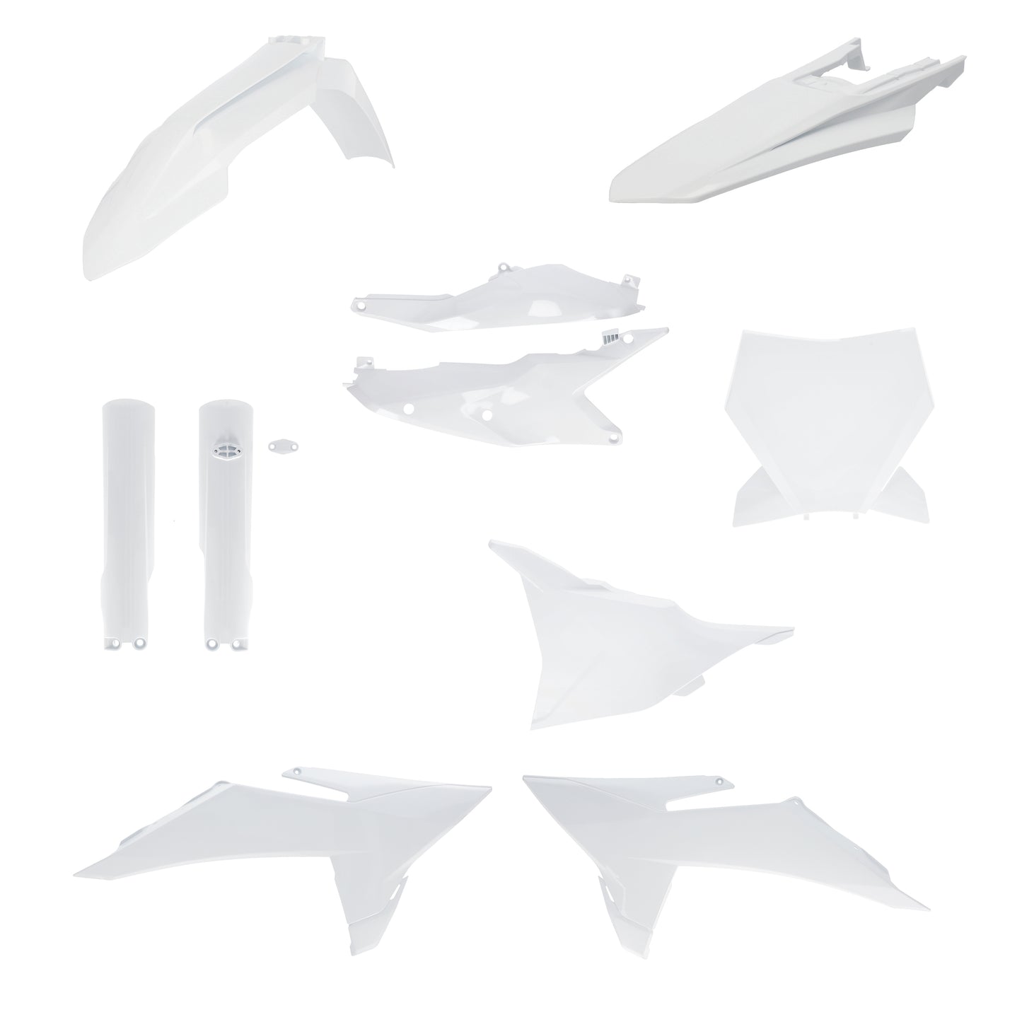 Plastic Kit  Full Ktm White