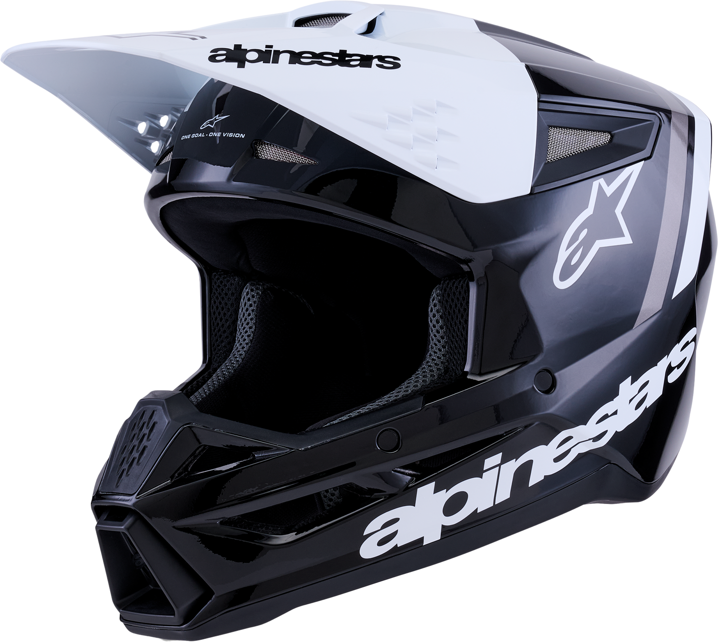 Sm3 Radium Helmet Blk/Wht/Gry Glossy 2x