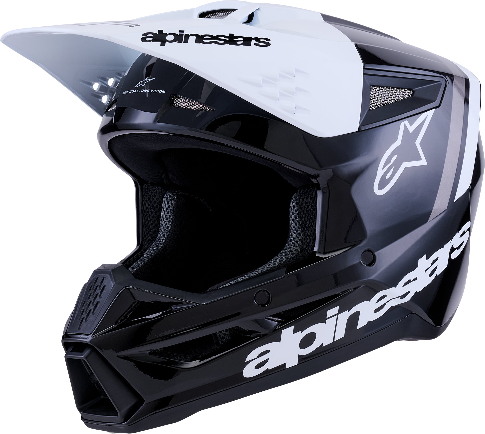 Sm3 Radium Helmet Blk/Wht/Gry Glossy 2x