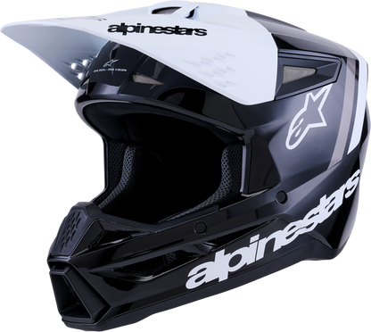 Sm3 Radium Helmet Blk/Wht/Gry Glossy 2x