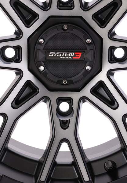 St6 Wheel 12x7 4+3 (+10mm) 4/110 Matte Dark Tint