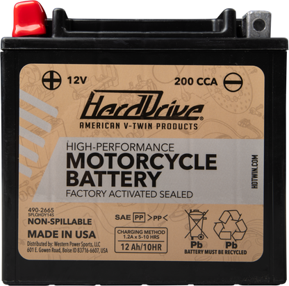 High Perform Battery Ytx 14 Cca 200