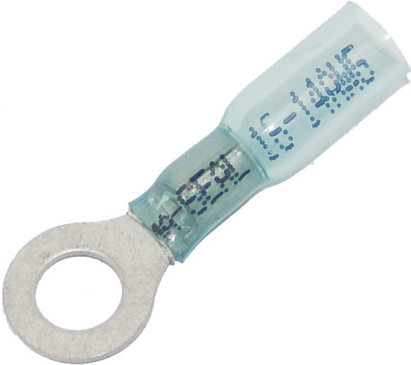 Ring Terminal Heat Sealable .25" 16 14 25 Pk