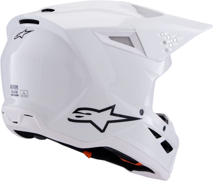 Sm3 Solid Helmet White Glossy 2x