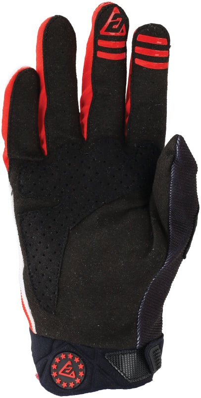 Answer Peak Flo Gloves Black/Red/White Youth - XL