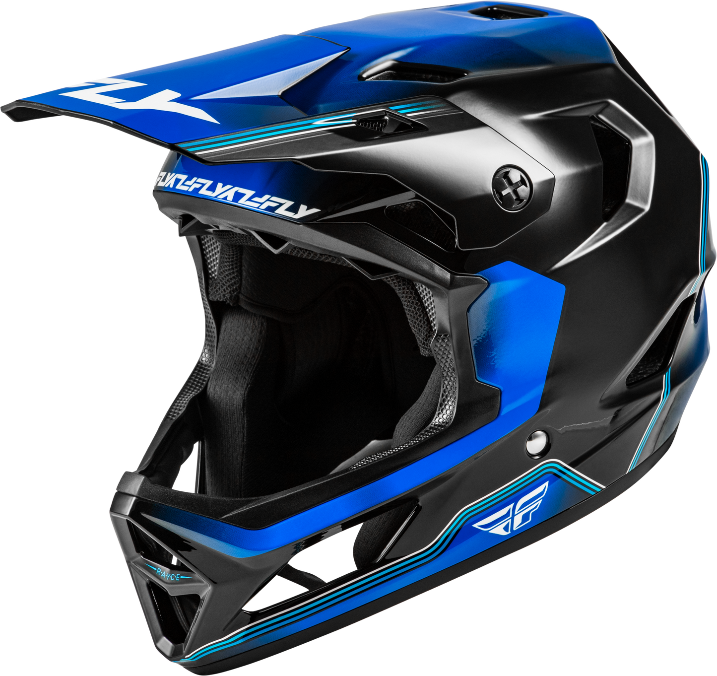Rayce Repeat Bicycle Helmet Black/Blue Xl