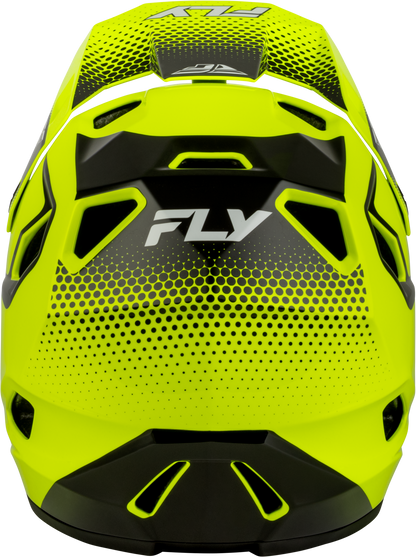Yth Rayce Sonar Bicycle Hlmt Hi Vis/Black/White Ys