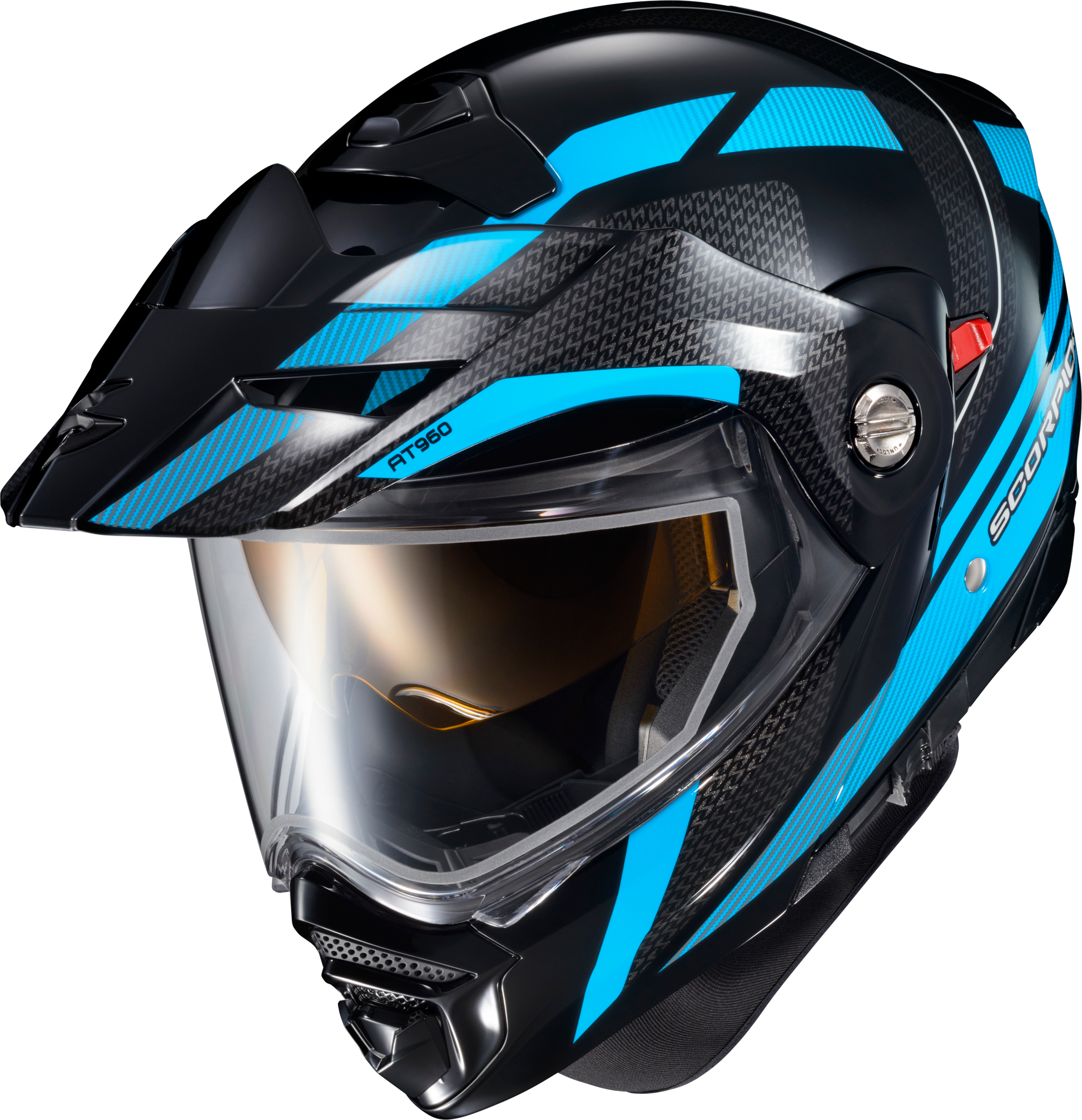 Exo At960 Cold Weather Helmet Hicks Light Blue Lg (Electric)