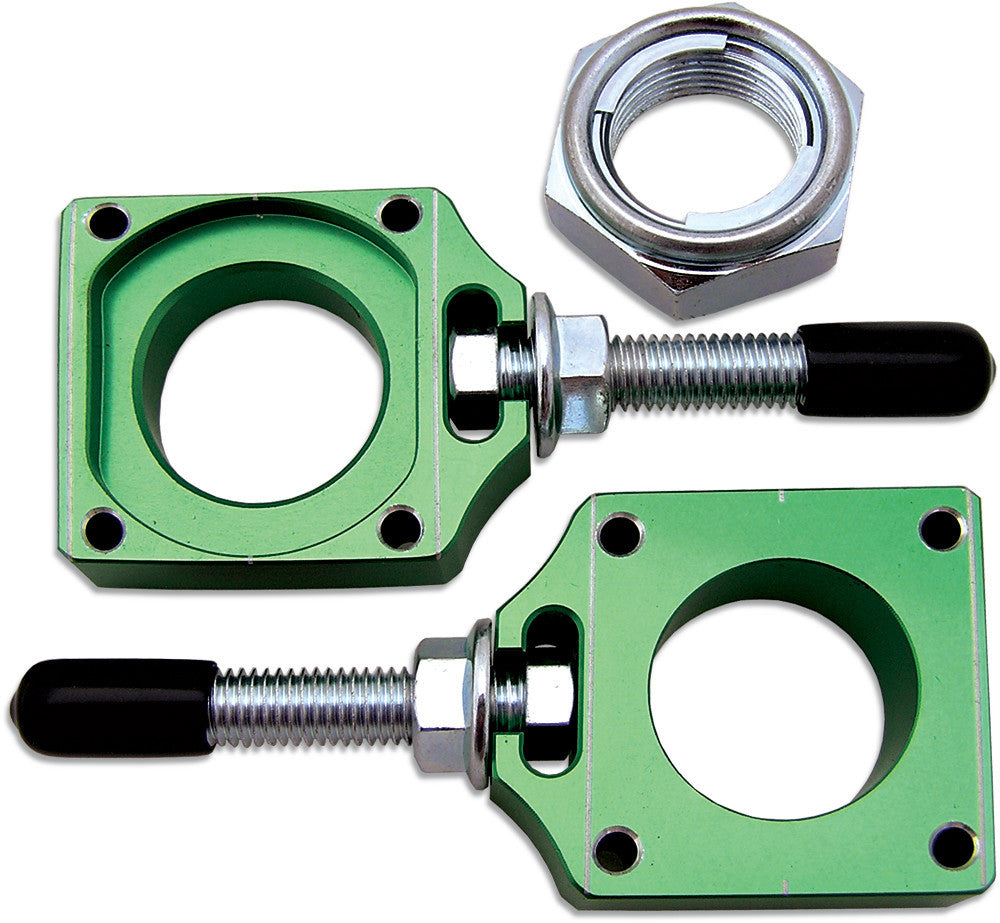 Chain Adjuster Blocks Green Kxf