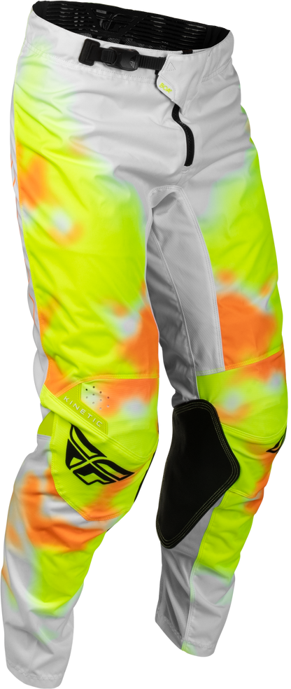 Kinetic Blur Pants White/Hi Vis/Orange Sz 42