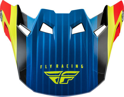 Formula Carbon Prime Visor Hi Vis/Blue/Red Yl/Sm