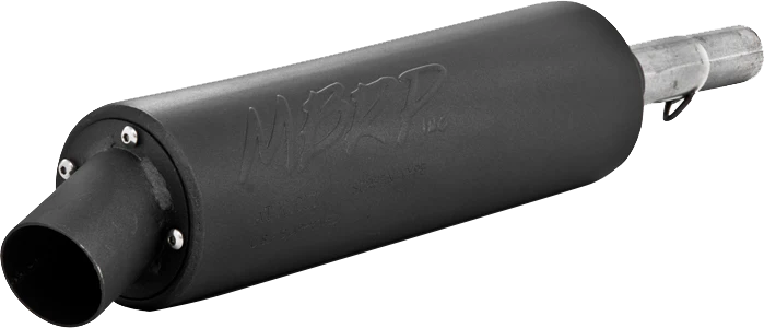 Single Slip On System W/ Utility Muffler Blk Yam