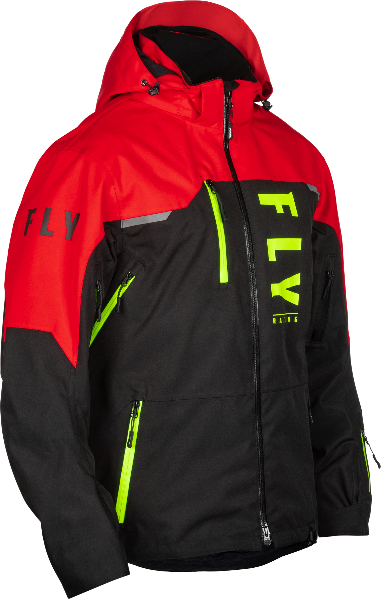 Carbon Jacket Black/Red Lg