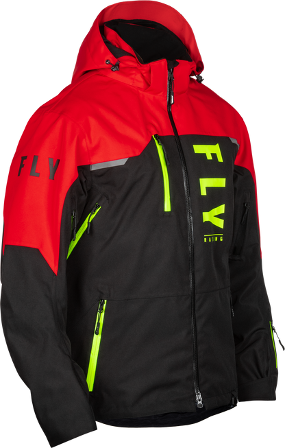 Carbon Jacket Black/Red Md