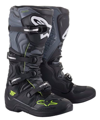 Tech 5 Boots Blk/Cool Grey/Ylw Fluo Sz 08