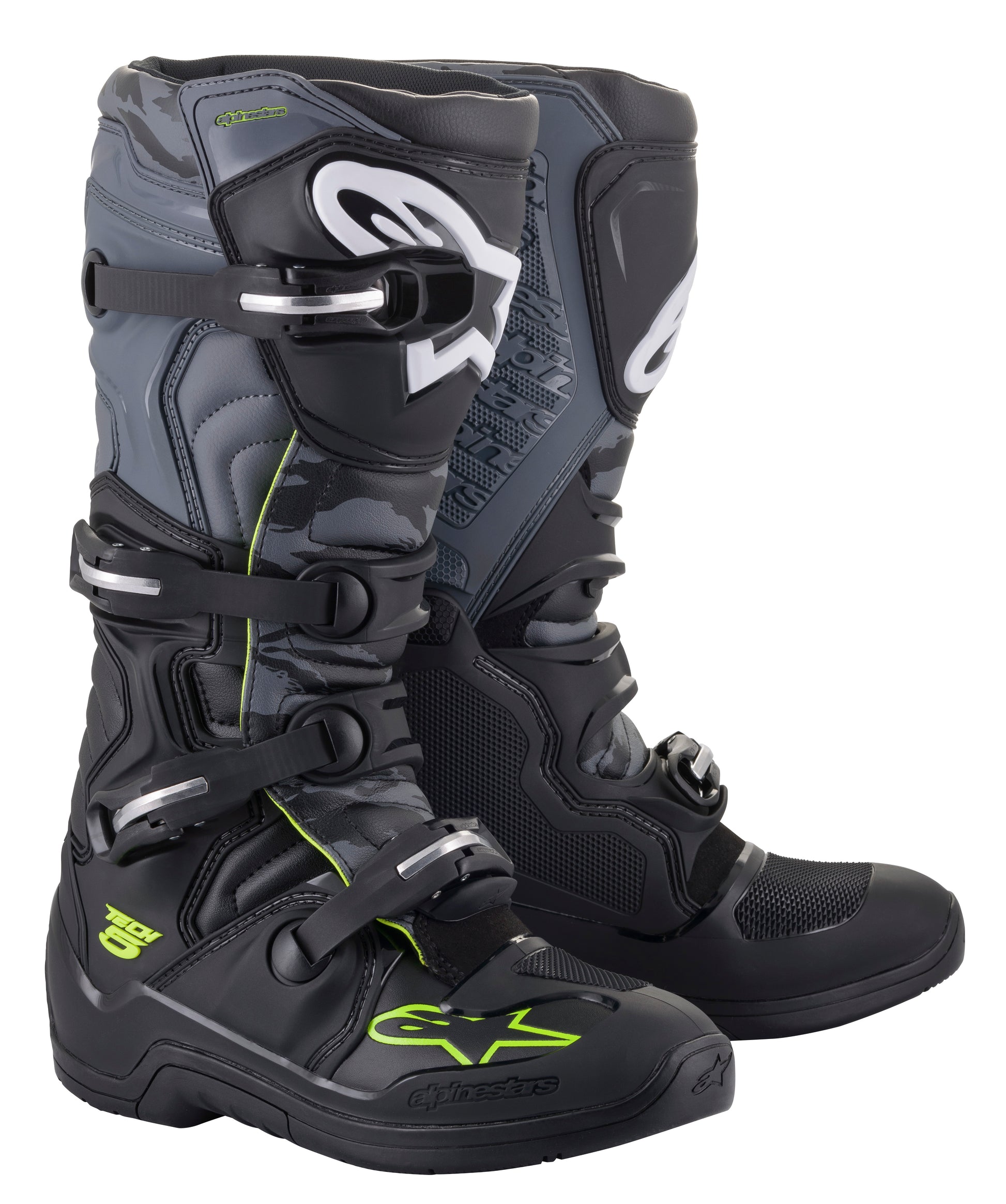 Tech 5 Boots Blk/Cool Grey/Ylw Fluo Sz 09