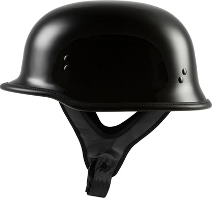 9mm German Beanie Helmet Gloss Black Xs