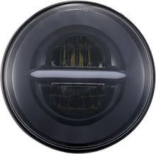 Classic Led Headlight 7" W/Drl Black