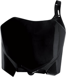 Front Number Plate Black