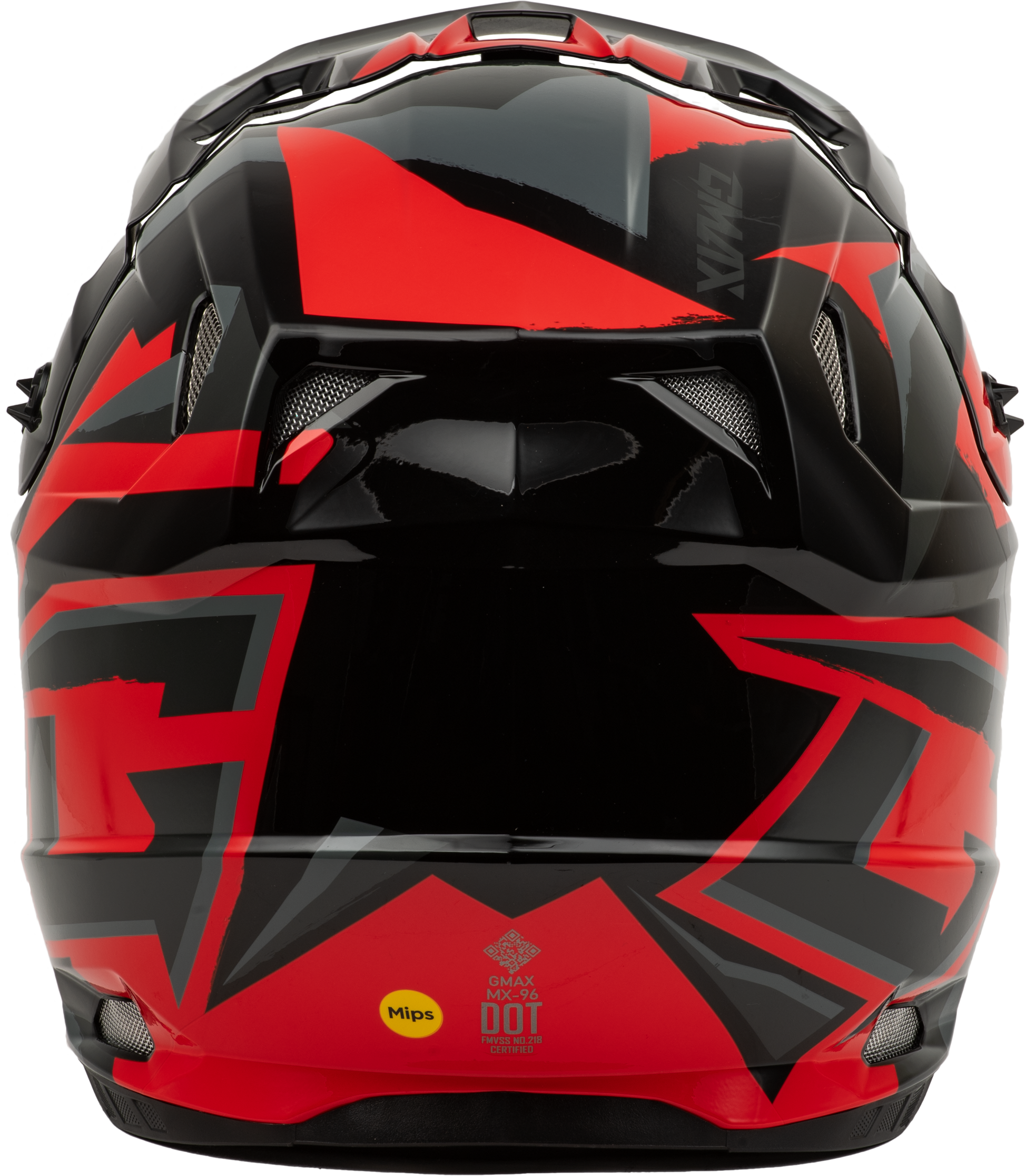 Mx 96 Splinter Helmet Black/Red Md