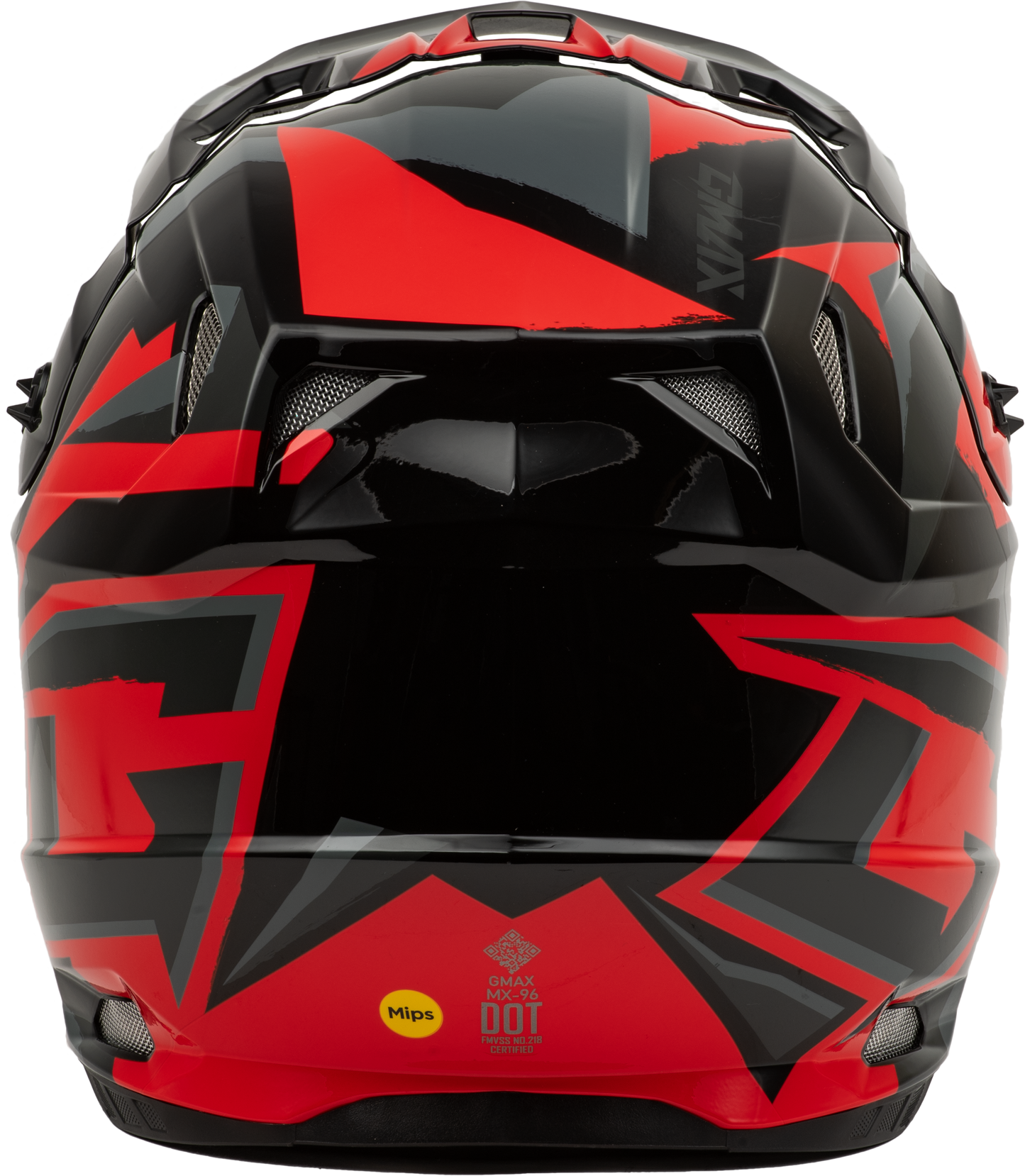 Mx 96 Splinter Helmet Black/Red Xl