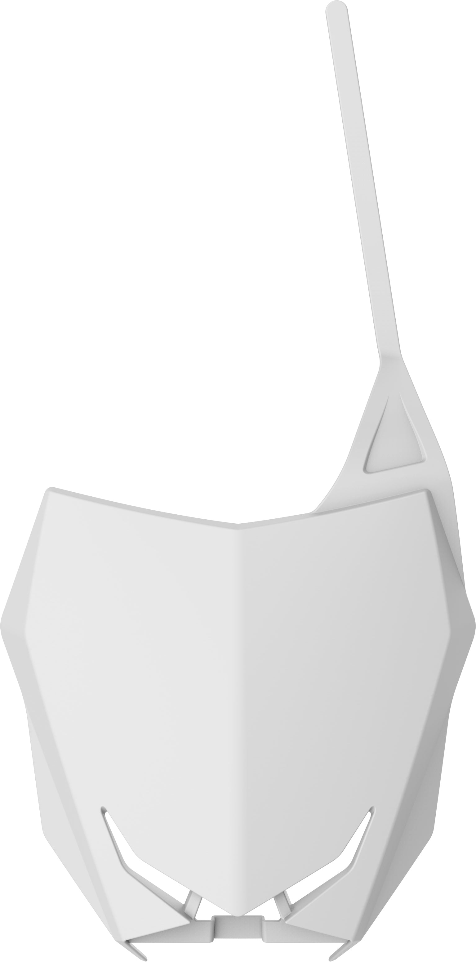 Restyle Front Number Plate White