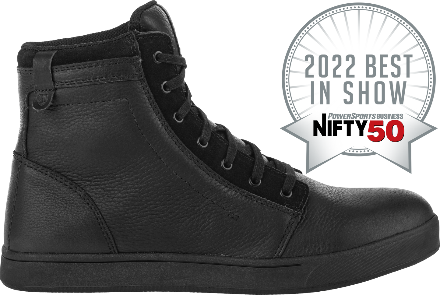 Axle Leather Waterproof Shoes Black/Black Sz 14