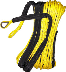 Synthetic Winch Rope 3/16" Diameter X 50 Ft. Yellow