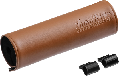 Handlebar Bar Pad Leather 165mm Brown