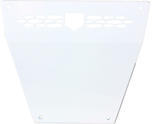 Front Race Skid Plate White Pol