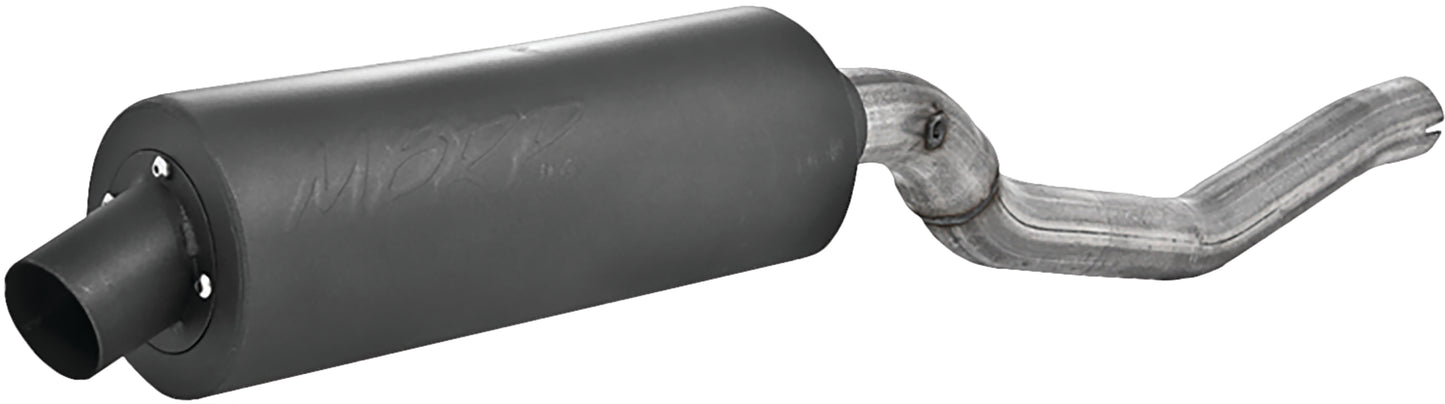 Single Slip On System W/ 4.25" Sport Muffler Blk
