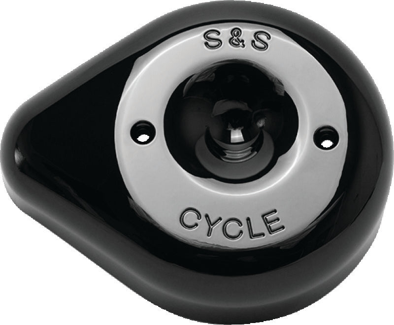 S&S Cycle Stealth Applications Teardrop Air Cleaner Cover - Gloss Black