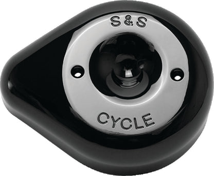 S&S Cycle Stealth Applications Teardrop Air Cleaner Cover - Gloss Black