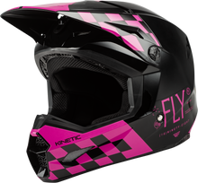 Yth Kinetic Lite Rival Helmet Gloss Black/Pink Ys