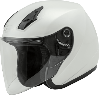 Of 17 Open Face Helmet Pearl White Xs
