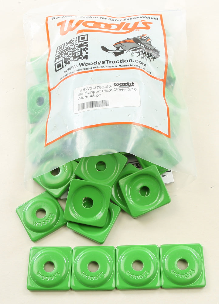 Square Digger Support Plate Green
