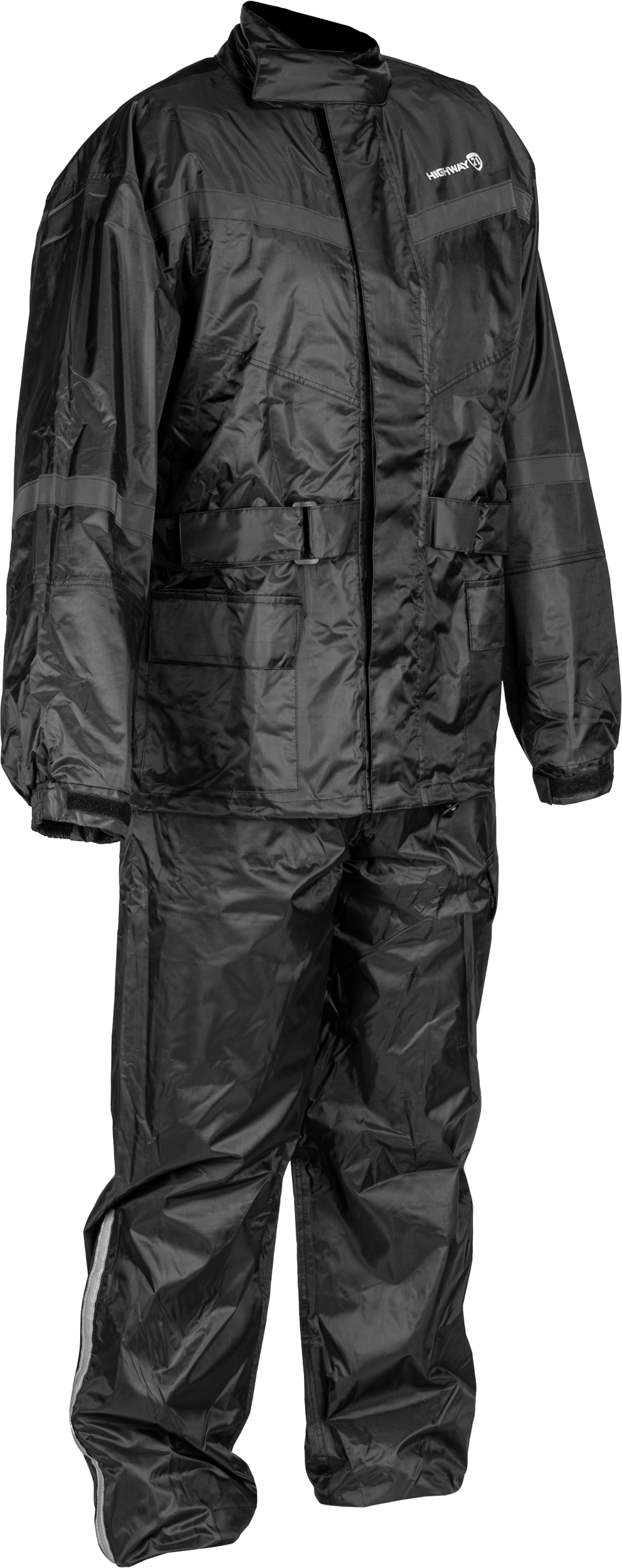 2 Piece Rain Suit Black 3x